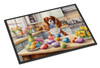 Decorating Easter Cavalier Spaniel Doormat 24H X 36W DAC6785 product image at NuMercy