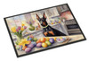 Decorating Easter Doberman Pinscher Doormat 24H X 36W product image at NuMercy