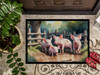 Piglets in the Mud Doormat 24H X 36W product image at NuMercy 3