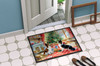 Papillon Christmas Cookies Doormat 24H X 36W product image at NuMercy 4