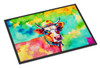 Hippie Animal Malvi Cow Doormat 24H X 36W DAC4008 product image at NuMercy
