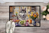 Decorating Easter Siberian Husky Doormat 24H X 36W product image at NuMercy 2