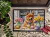 Decorating Easter Finnish Spitz Doormat 24H X 36W product image at NuMercy 3