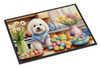 Decorating Easter Coton de Tulear Doormat 24H X 36W product image at NuMercy