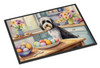 Decorating Easter Tibetan Terrier Doormat 24H X 36W product image at NuMercy