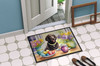 Decorating Easter Curly-Coated Retriever Doormat 24H X 36W product image at NuMercy 4