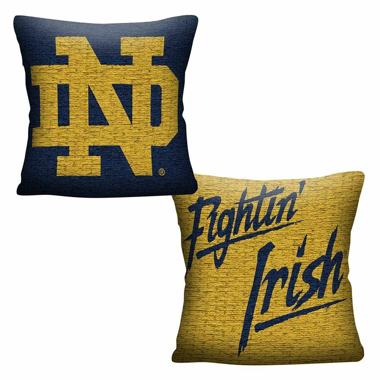 Notre Dame Fighting Irish Invert Woven Pillow - NuMercy.com