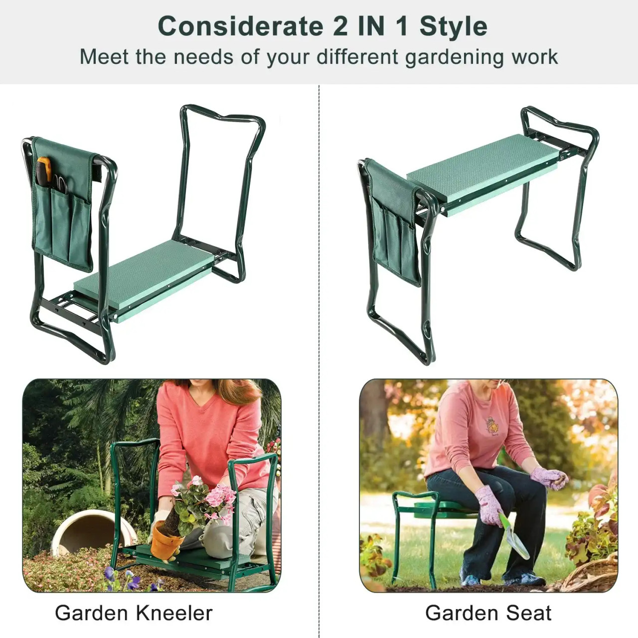 Garden Stool Garden Kneeling Pad Ikkle Garden Kneeler And Seat