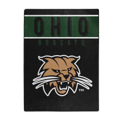 Ohio Bobcats Basic Raschel Throw Blanket
