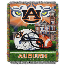 Auburn Tigers Home Field Advantage Woven Tapestry Throw