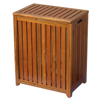 Oceanstar Solid Wood Spa Hamper product image at NuMercy