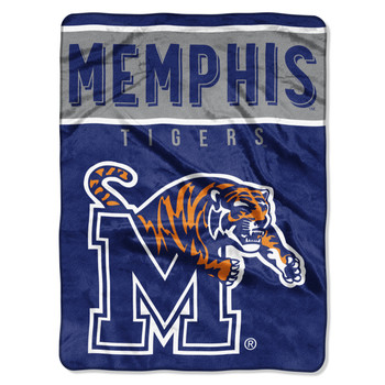 Memphis Tigers Basic Raschel Throw Blanket
