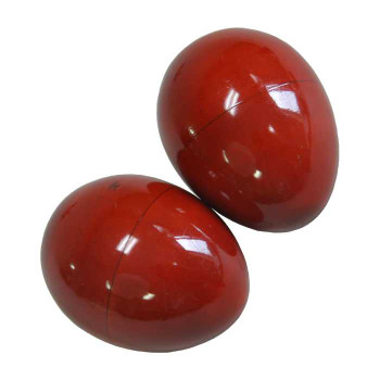 X8 Drums Red Wooden Egg Shakers - Pair