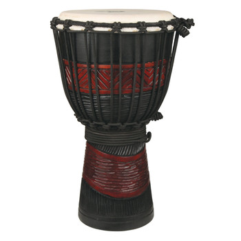 X8 Drums Red Black Backpacker Djembe