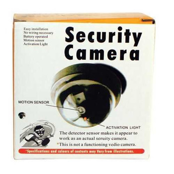 Dome Dummy Security Camera With Flashing LED