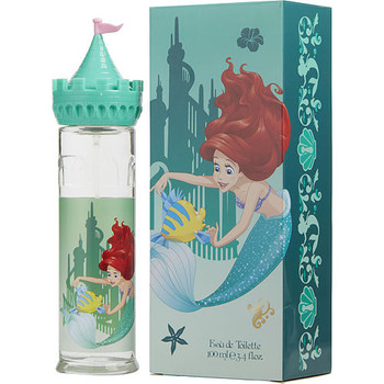 Little Mermaid By Disney Princess Ariel Eau De Toilette Spray (Castle Packaging) 3.4 oz