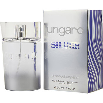 Ungaro Silver by Ungaro Eau De Toilette Spray 3 oz