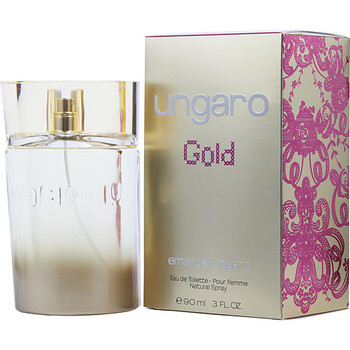 Ungaro Gold by Ungaro Eau De Toilette Spray 3 oz