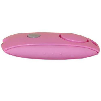 Pink Mini Personal Alarm with LED Flashlight