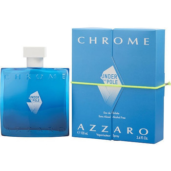 Chrome Under the Pole by Azzaro Eau De Toilette Spray (Alcohol Free) 3.4 oz