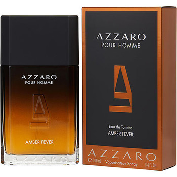 Azzaro Pour Homme Amber Fever by Azzaro Eau De Toilette Spray 3.4 oz