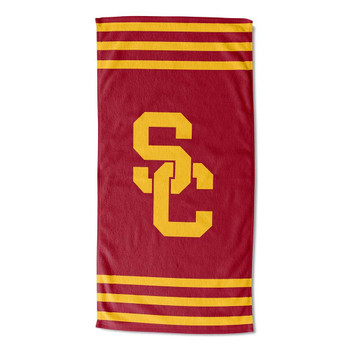 USC Trojans Stripes Beach Towel