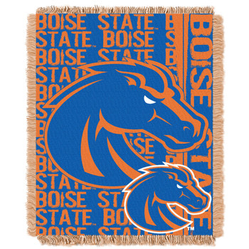 Boise State Broncos Double Play Woven Jacquard Throw