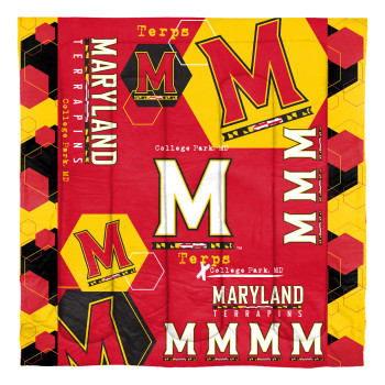 Maryland Terrapins 'Hexagon' Full/Queen Comforter & Sham Set