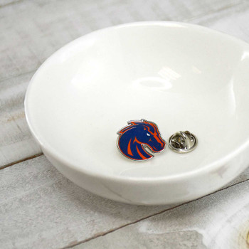 Boise State Broncos Bookmark and Pin, blue and orange horse head logo, Boise State Broncos brand.