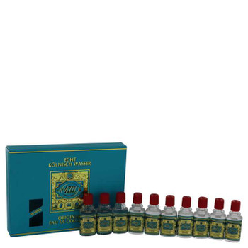 4711 by 4711 Gift Set, ten 0.10 oz travel size Eau De Cologne in gift box.