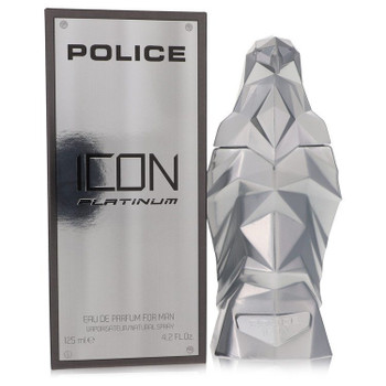Police Icon Platinum by Police Colognes Eau De Parfum Spray 4.2 oz