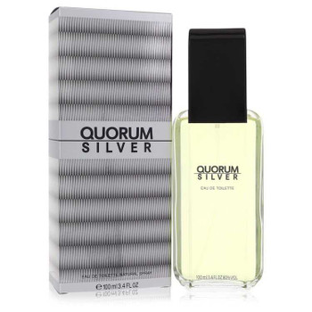 Quorum Silver by Puig Eau De Toilette Spray 3.4 oz product image at NuMercy