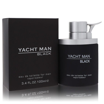 Yacht Man Black by Myrurgia Eau De Toilette Spray 3.4 oz