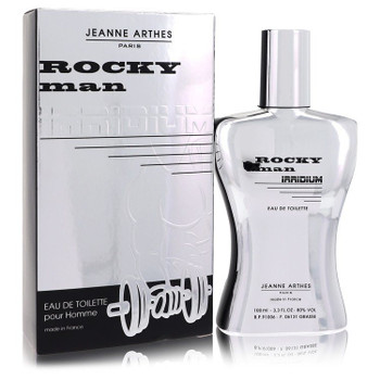 Rocky Man Irridium by Jeanne Arthes Eau De Toilette Spray 3.4 oz
