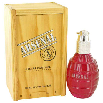 Arsenal Dark Red by Gilles Cantuel Eau De Parfum Spray 3.4 oz product image at NuMercy