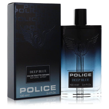 Police Deep Blue by Police Colognes Eau De Toilette Spray 3.4 oz