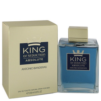 King of Seduction Absolute by Antonio Banderas Eau De Toilette Spray 6.7 oz