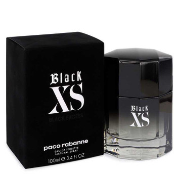 Black XS by Paco Rabanne Eau De Toilette Spray 2018 New Packaging 3.4 oz product image at NuMercy