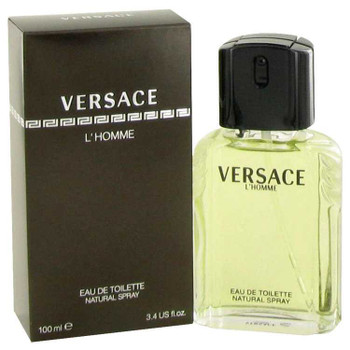 VERSACE L'HOMME by Versace Eau De Toilette Spray 3.4 oz product image at NuMercy