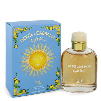 Light Blue Sun by Dolce and Gabbana Eau De Toilette Spray 4.2 oz
