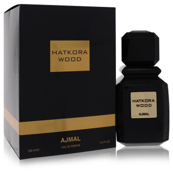 Hatkora Wood by Ajmal Eau De Parfum Spray Unisex 3.4 oz