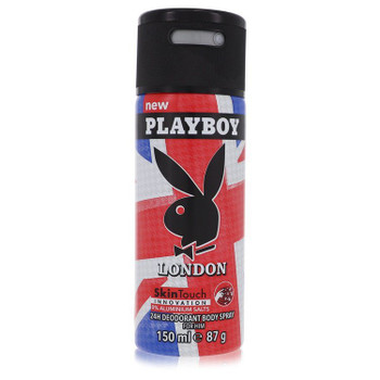 Playboy London by Playboy Deodorant Spray 5 oz
