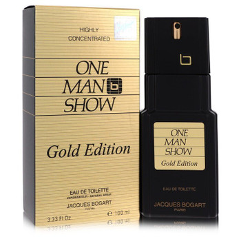 One Man Show Gold by Jacques Bogart Eau De Toilette Spray 3.3 oz