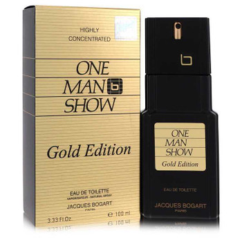 One Man Show Gold by Jacques Bogart Eau De Toilette Spray 3.3 oz product image at NuMercy