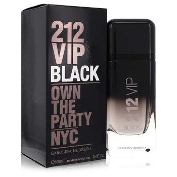 212 VIP Black by Carolina Herrera Eau De Parfum Spray 3.4 oz product image at NuMercy