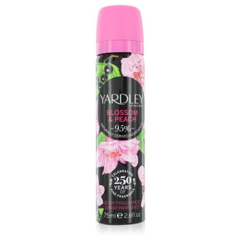 Yardley Blossom and Peach by Yardley London Body Fragrance Spray 2.6 oz