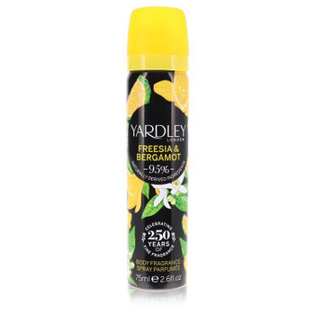 Yardley Freesia and Bergamot by Yardley London Body Fragrance Spray 2.6 oz