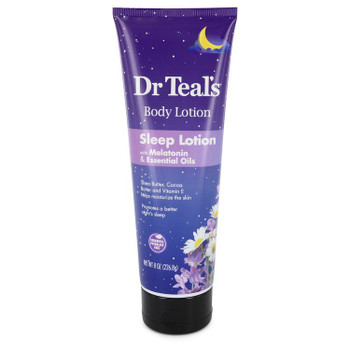 Dr Teal's Sleep Lotion by Dr Teal's Sleep Lotion with Melatonin and Essential Oils Promotes a better night's sleep, Shea butter, Cocoa Butter and Vitamin E, 8 oz