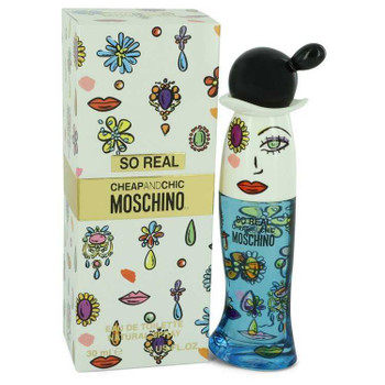 Cheap and Chic So Real by Moschino Eau De Toilette Spray 1 oz product image at NuMercy