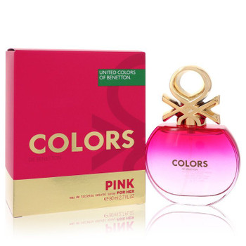 Colors Pink by Benetton Eau De Toilette Spray 2.7 oz